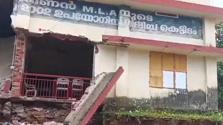 School building collapses in Kerala’s Chalakudy, holidays avert major tragedy