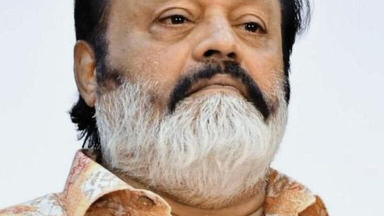 Suresh Gopi opens the toll gates after seeing a long queue of vehicles in Keralam’s Thrissur