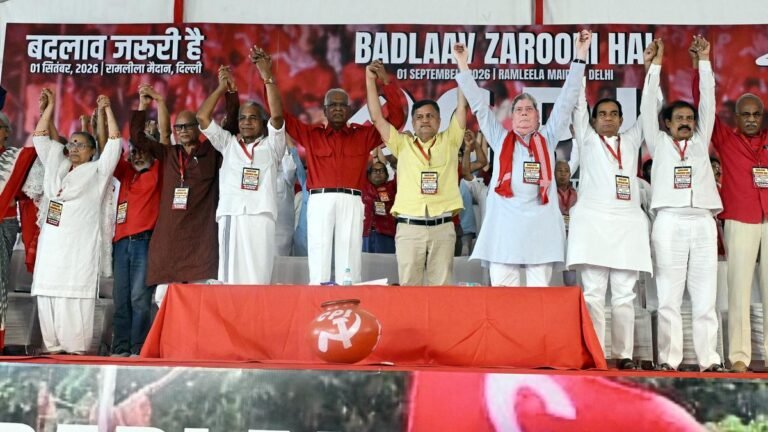 CPI targets Modi govt in Delhi rally, calls for ‘change’