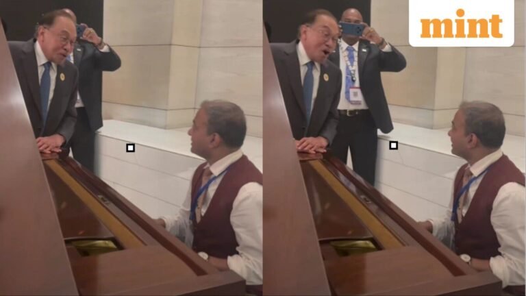 Watch: Malaysian PM Anwar Ibrahim sings Kishore Kumar’s ‘Khwab Ho Tum’ at BRICS Gala in Delhi | Today’s news