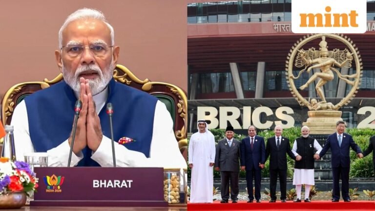 PM Modi welcomes world leaders, addresses open session on Day 2 of 18th BRICS Summit; hold bilateral negotiations | Today’s news