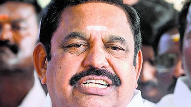 Palaniswami says drug abuse and crimes against women in TN have not gone down under the TVK government.