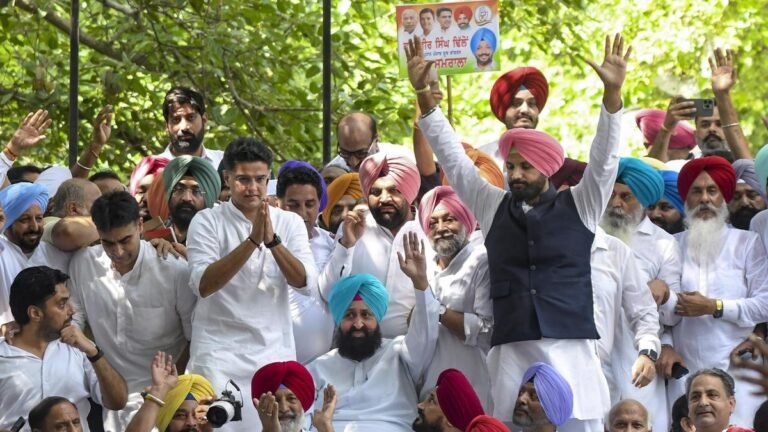 Punjab Villager’s Death: Congress Leaders Hold Demonstration Against Minister Harpal Cheem