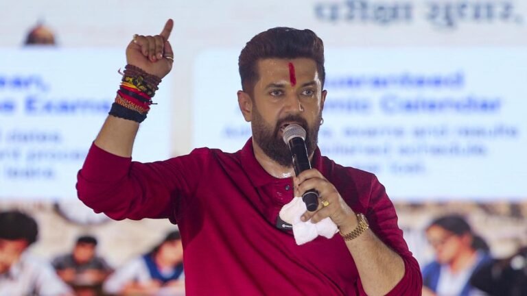 Chirag Paswan ashamed to be part of govt, says rising cases of harassment in Bihar