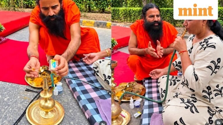 Ayurvedic hookah by yoga guru Baba Ramdev sparks memefest online; here’s everything you need to know | Today’s news
