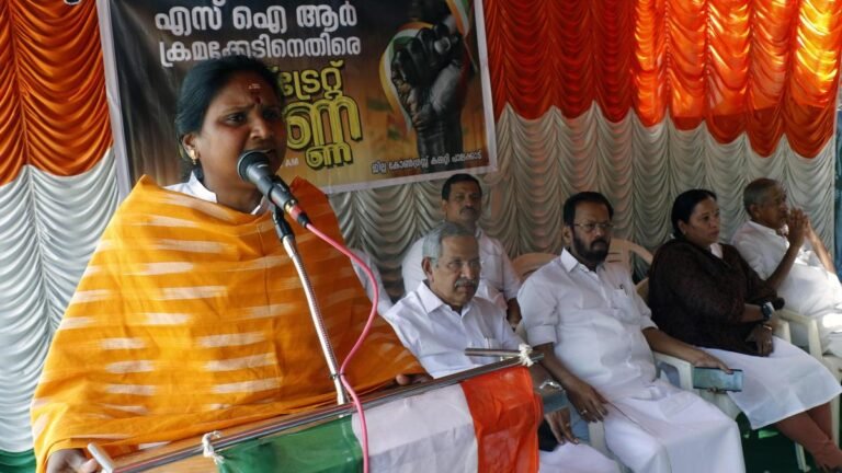 Congress MLA Ramya Haridas was hospitalized following a night-long disturbance at a party colleague’s house
