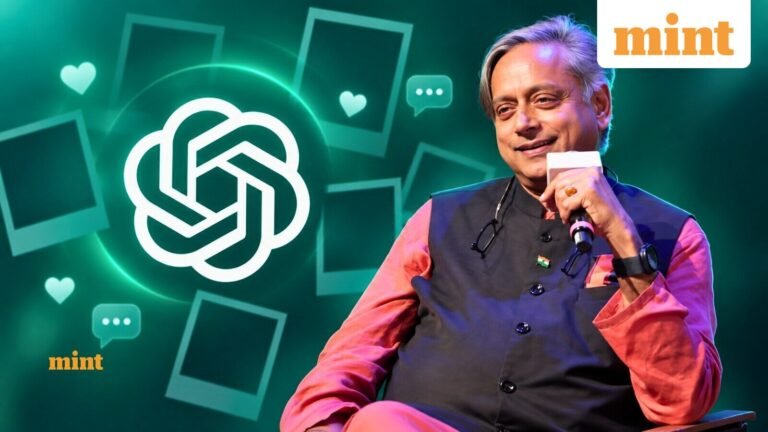 ChatGPT 1980s photo trend: Shashi Tharoor and his sons join the AI ​​fad; Netizens React: ‘Prettier than Shah Rukh Khan’ | Today’s news