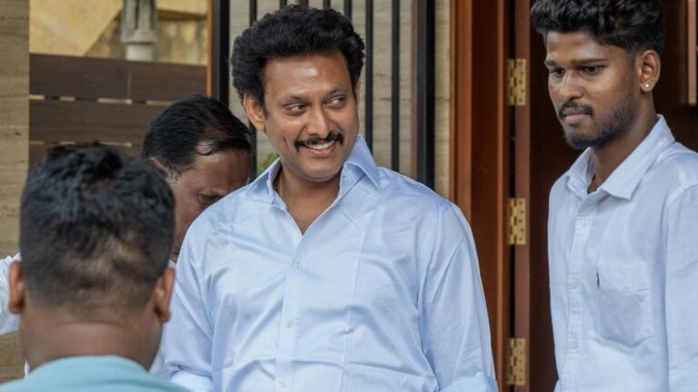 Former education minister Anbil Mahesh questioned by CCB police