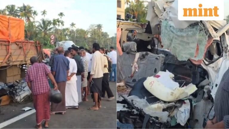 Kerala News: Eight Tamil Nadu students killed in road accident when car hits parked truck in Thrissur | Today’s news