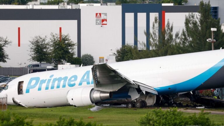 Amazon cargo plane crashes at Miami airport after overshooting runway, fire breaks out | Today’s news