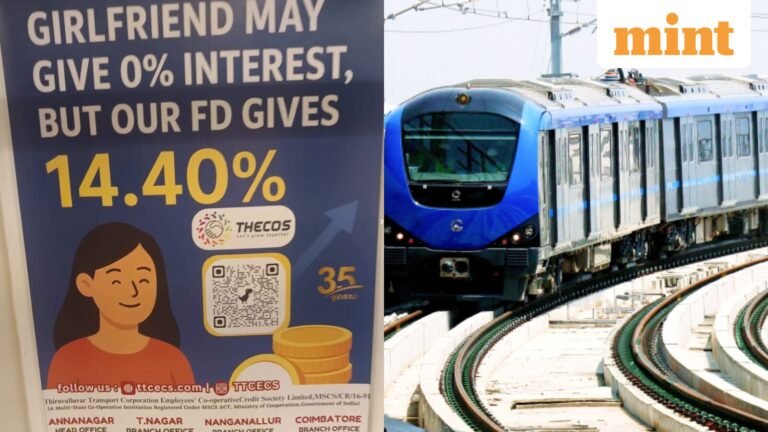 ‘Girlfriend can give 0% interest’: Chennai Metro FD ad flagged DMK MP launches row | Today’s news