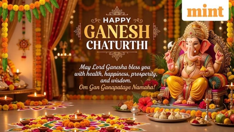 Happy Ganesh Chaturthi 2026: 50 Wishes, Images, Messages to Share on WhatsApp, Facebook, Instagram | Today’s news