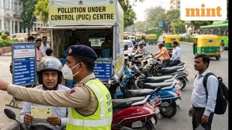 New Delhi PUC rule from October 1: Which vehicles face ₹10,000 fine? | Today’s news
