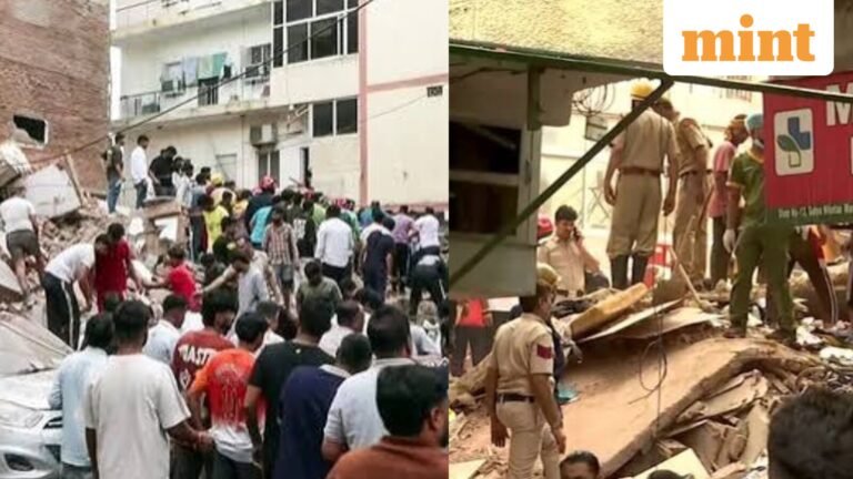 Satya Niketan building collapse: 1 dead, 4 rescued from ‘Hostel Daze’; Amit Shah leaves Goa for Delhi | Today’s news