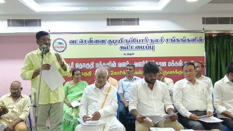 Residents of North Chennai are looking for Metro connectivity through Perambur, better sanitation and water supply facilities