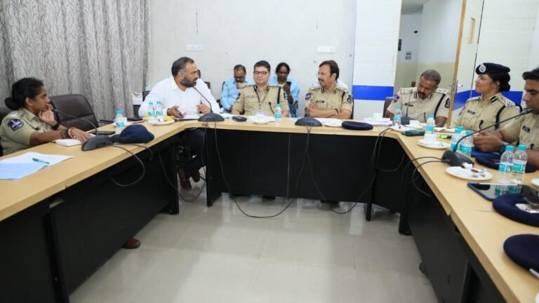 Hyderabad CP reviews arrangements for immersion of Ganesh idols and demands strict security and traffic arrangements