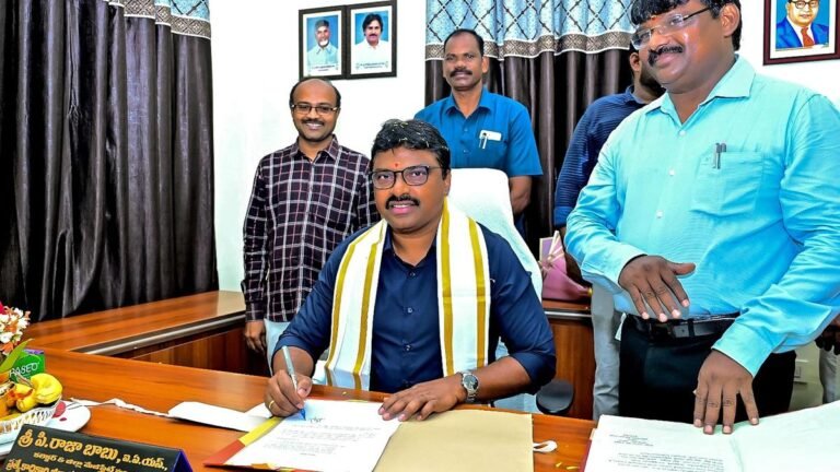 Prakasam District Collector takes charge as ZP Special Officer