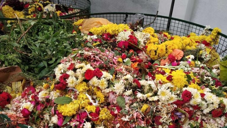 Discarded Ganesh immersion flowers find second life in Cyberabad
