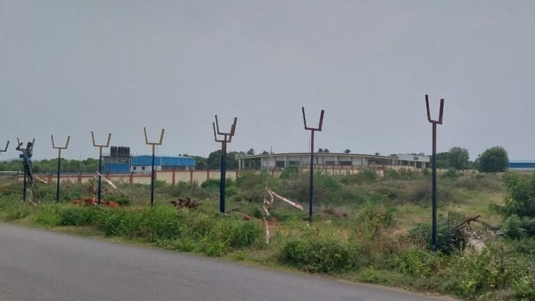 More than 300 acres of agricultural land will be acquired for the expansion of the new Vellore airport
