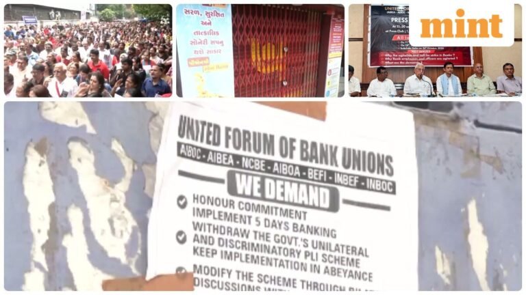 Today’s bank strike: Why unions are holding a nationwide protest, what are their demands | Explained | Today’s news