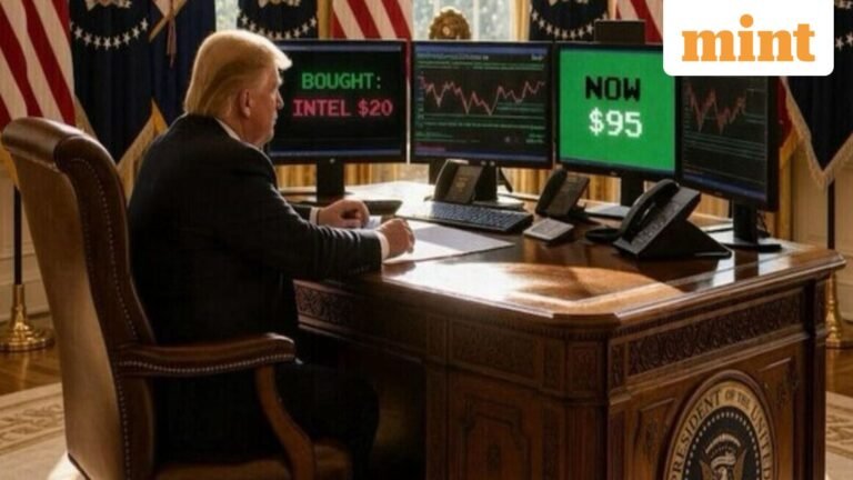 Trump shares AI image showing Intel stock price jump from $20 to $95, claims hundreds of billions in profits for US | Today’s news