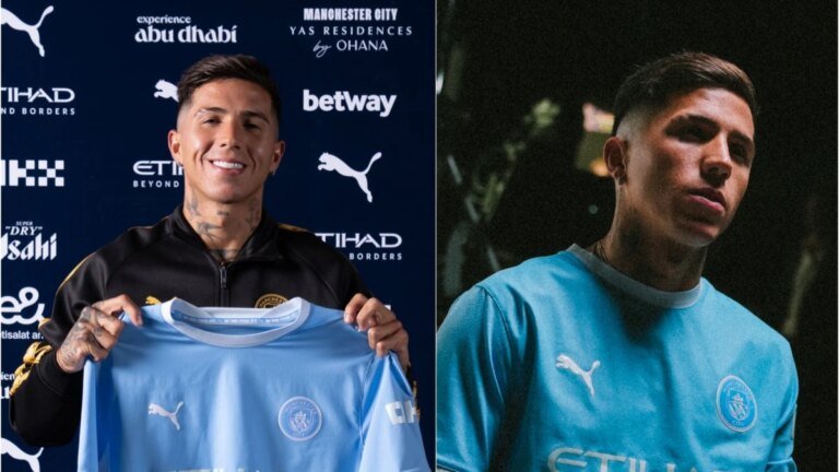 Enzo Fernandez has completed a move to Manchester City for a joint British record fee