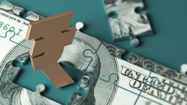 The rupee fell 16 paise to 96.13 against the US dollar in early trade