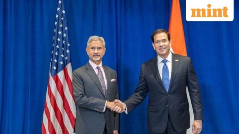 Jaishankar, along with Rubio, at the UN General Assembly, expressed India’s concerns about the US sanctions bill against Russia News Today