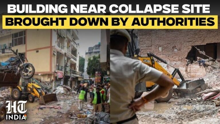 Delhi Satya Niketan building collapse: PG operator arrested, adjacent dangerous building demolished | Best Update | Today’s news