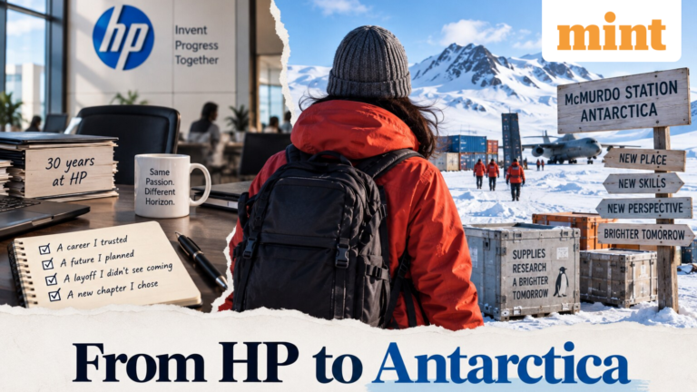 After 3 decades at HP, she was fired at 59 and found a new career in Antarctica: Her story | Today’s news