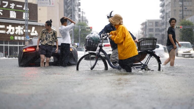 Nagoya was hit by a record flood before the Asian Games, 400 athletes were evacuated