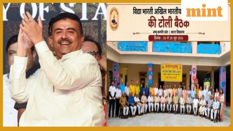 Why Suvendu Adhikari wants 1,000 more RSS schools in West Bengal – All you need to know about Vidya Bharati Mission | Today’s news