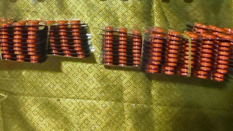 Three persons arrested for possession of 600 narcotic tablets in Arakkonam