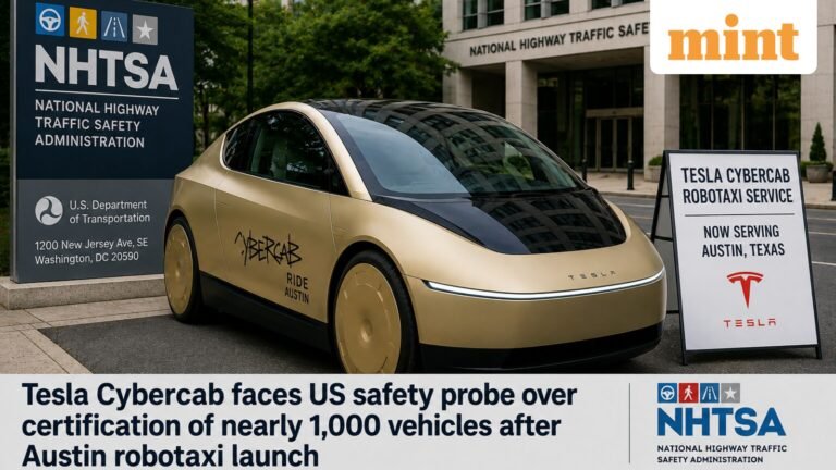 Tesla Cybercab under federal scrutiny as NHTSA challenges certification of 1,000 driverless vehicles | Today’s news