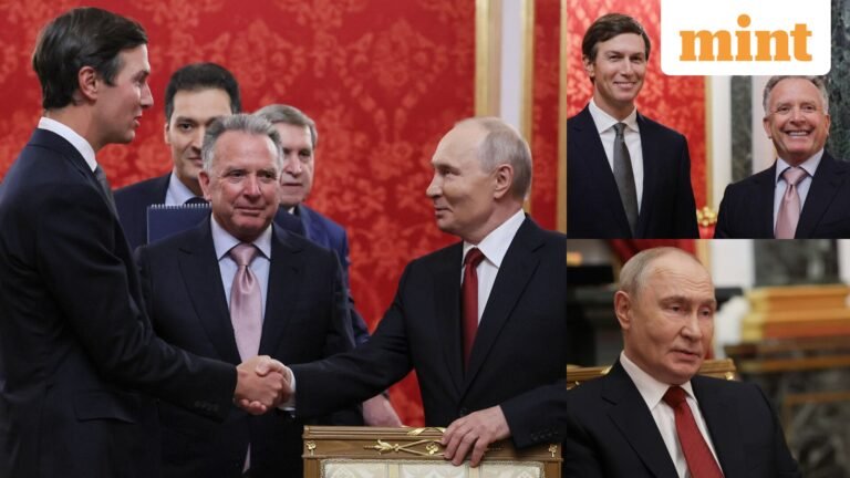 Trump envoys Witkoff, Kushner meet Putin in Moscow as US pushes again to revive peace talks with Ukraine | Today’s news