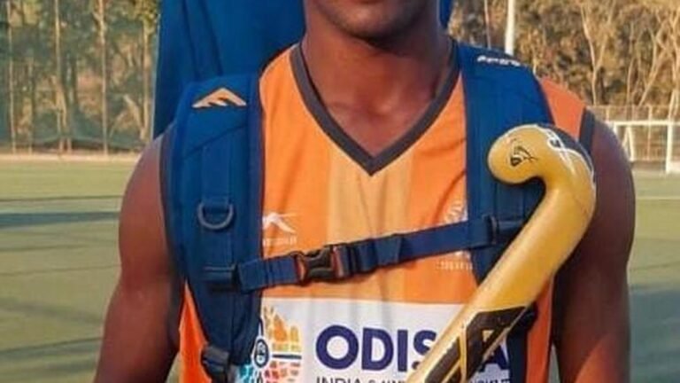 Player Madanapalle captained the AP team at the Senior Men’s Hockey Nationals in UP