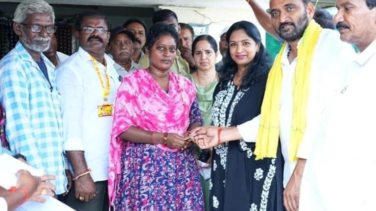 TDP leaders are happy after the successful execution of Palle Panduga 3.0 in Udayagiri