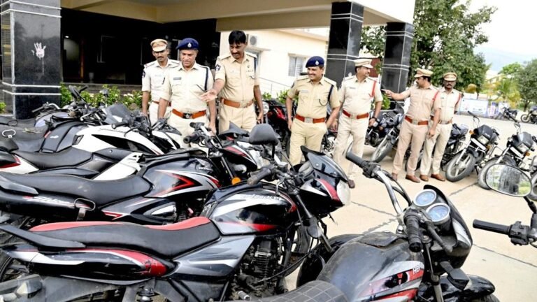 Tirupati police arrest three, recover 24 stolen motorcycles