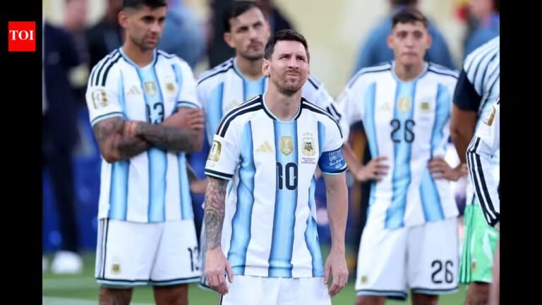 ‘Goodbye they really deserve’: Lionel Messi joins Argentina camp ahead of emotional swan song