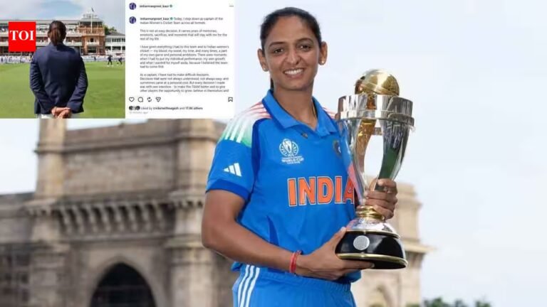 Harmanpreet Kaur steps down as India captain: Read full statement