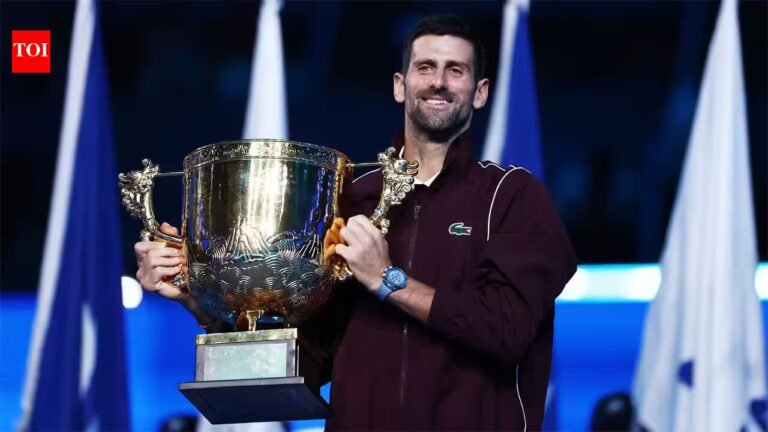 Novak Djokovic won a record seventh China Open to move within one ATP title of Roger Federer