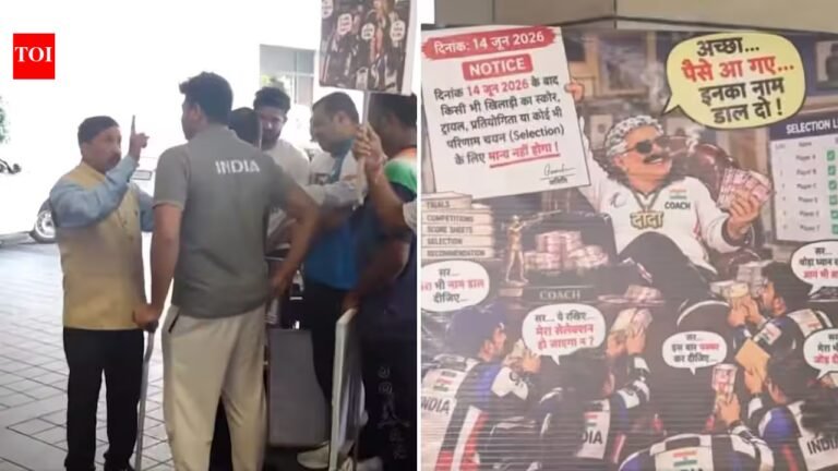 Big drama at Asian Games send-off, where para-shooters accuse of corruption, protest tender