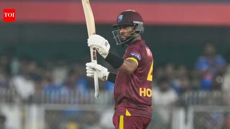 The only second player ever! Shai Hope makes history against India with a record ton