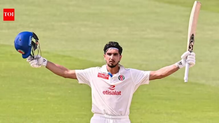 Sediqullah Atal makes history, becomes first Afghan batsman to reach fourth innings Test century