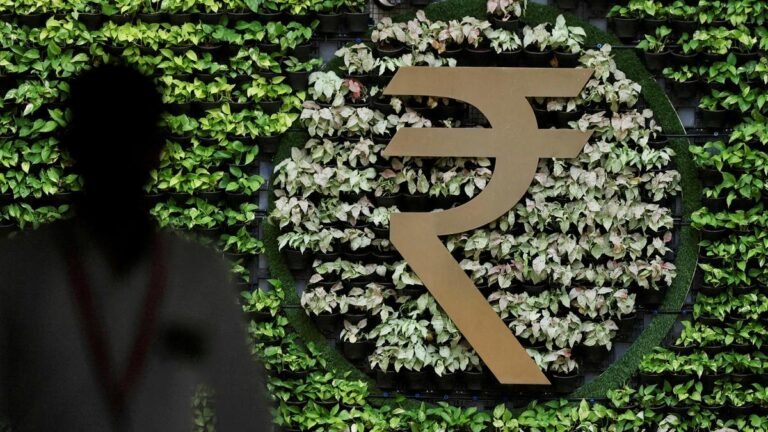 The rupee rose 44 paise to 94.92 against the US dollar in early trade
