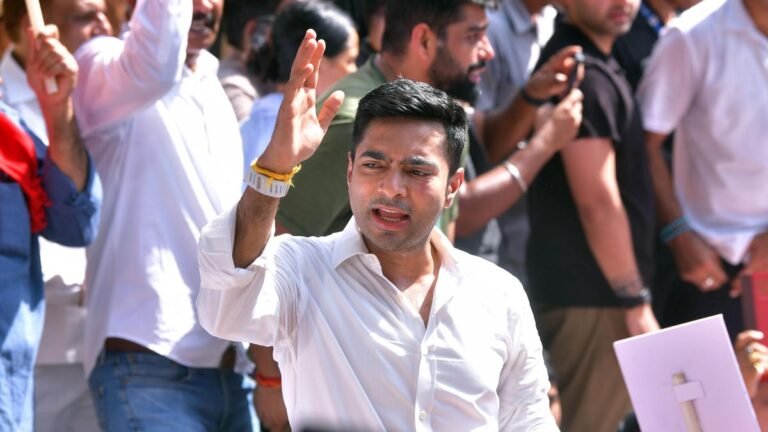 Billboard case: Police revisit Abhishek Banerjee’s house, file notice for questioning