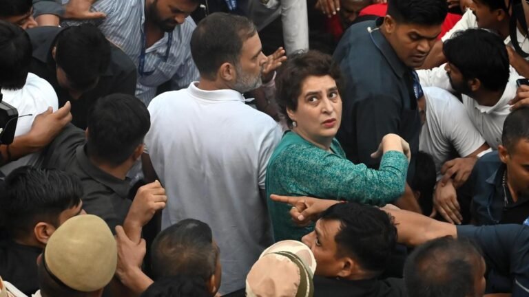 Three fresh FIRs filed against Rahul Gandhi, Priyanka Gandhi for assaulting policemen, vandalizing police vehicles, unauthorized protest