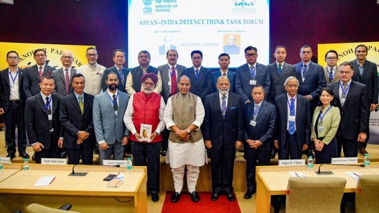Rajnath Singh calls for deeper defense cooperation between India and ASEAN, for joint development of military technologies
