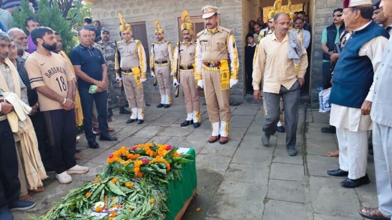 CISF personnel killed in alleged fratricidal incident and laid to rest