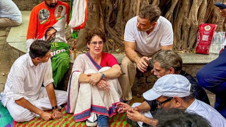 FIR against Rahul, Priyanka Gandhi for entering Akashvani Bhawan during opposition protest. Today’s news